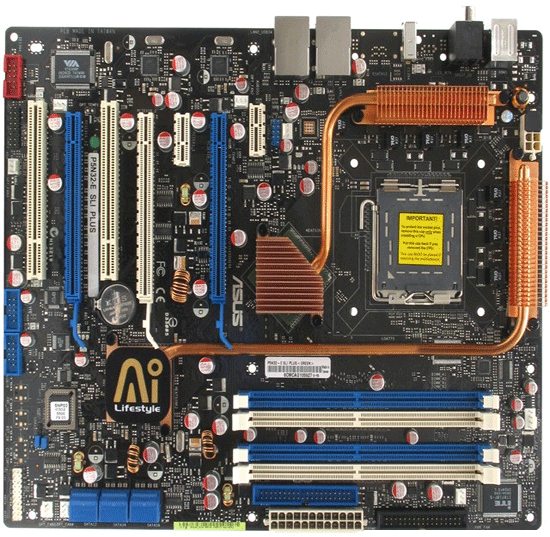 S-775 P5N32-E SLI Plus (Socket775 nForce650i SLI>PCI-E+SLI+2xGbLAN+1394 SATA RAID U133 ATX 4DDRII PC6400)