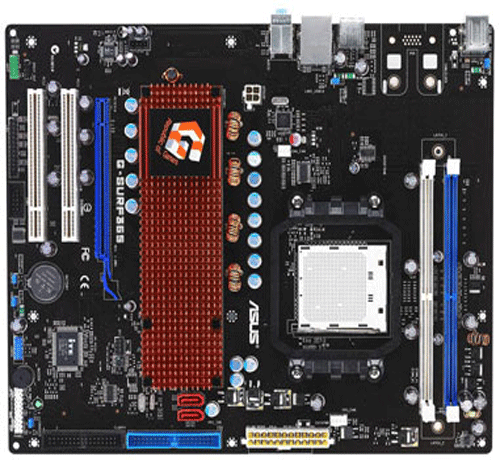 S-AM2 Asus G-SURF365 (nForce 630a 2*DDR2-800 PCIe-x16 6ch G-Guardian GLAN ATX)