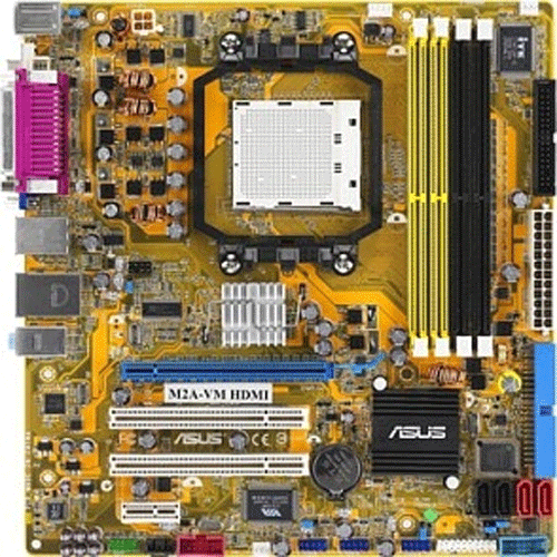 S-AM2 Asus M2A-VM HDMI (AMD 690G 4*DDR2-800 PCIe-x16 VGA X1250 DVI-D w/HDCP 6ch GLAN 2x1394 mATX)